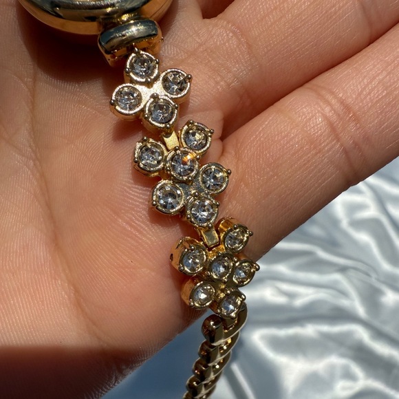 Panthere Vintage classy Gold Chain Bracelet Zircon/waterproof - Picture 13 of 14